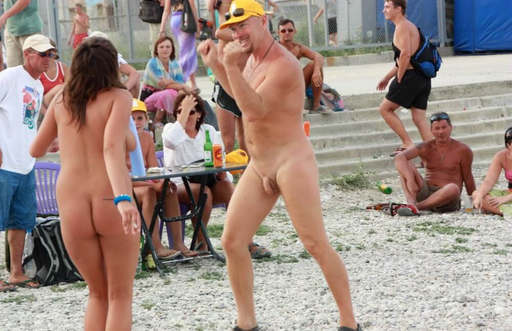Pics Neptune Beach Cleanup - Being naked fosters trust