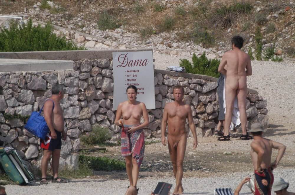 Baska Rock-Wall Path pics - Overcoming insecurities is one of the goals of practicing nudism and naturism