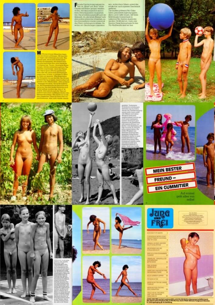 Jung und Frei Nr 12 - Growing up on a nudist beach