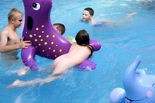 Indoor Waterside Day photo gallery - Nudism and naturism promote respect for natural beauty and diversity