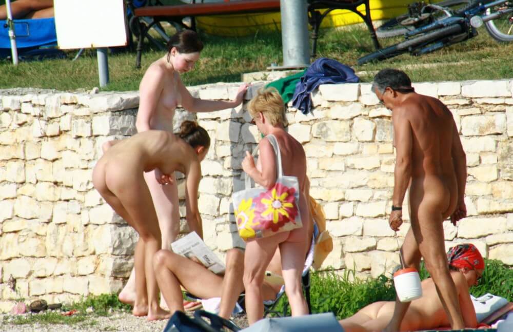 Nude Duet Girls Rail Climb Photo Set - Openness to the world and new ideas is a defining trait of naturists and nudists