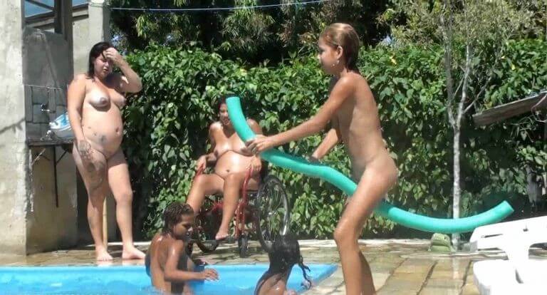 Oceanic Backyard Noon # 1 Full HD - Naturism and nudism are a path to peace of mind and a little solitude
