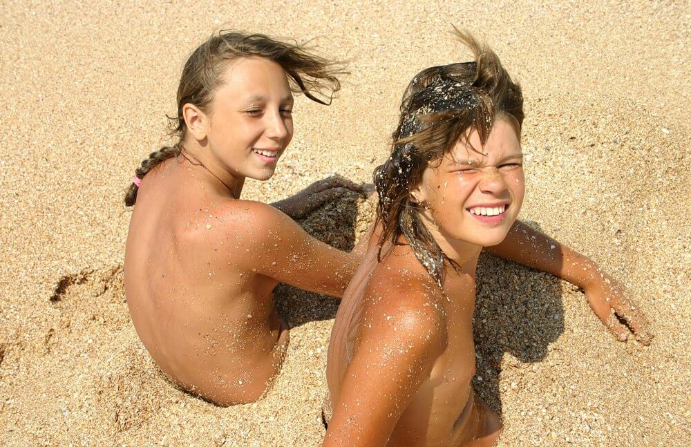Ocean Beach Relaxing Photo Set - Naturism as a lifestyle and a way to connect with nature