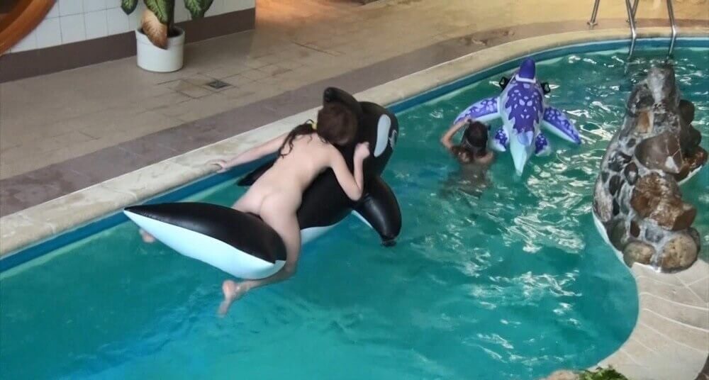 Naturism in the pool Full HD - The Philosophy of Body Freedom