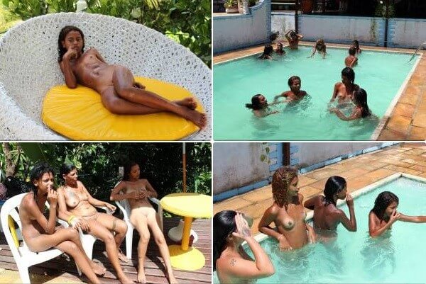 Brazil Pool Sunbath photos - Nudism is freedom without limits