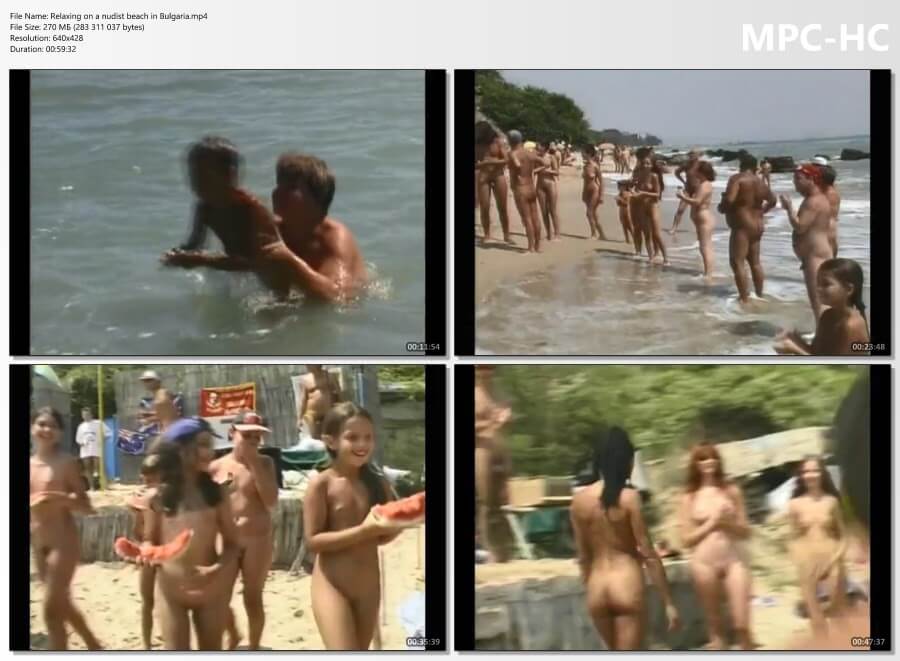 Relaxing on a nudist beach in Bulgaria - Nudity fosters trust and honesty