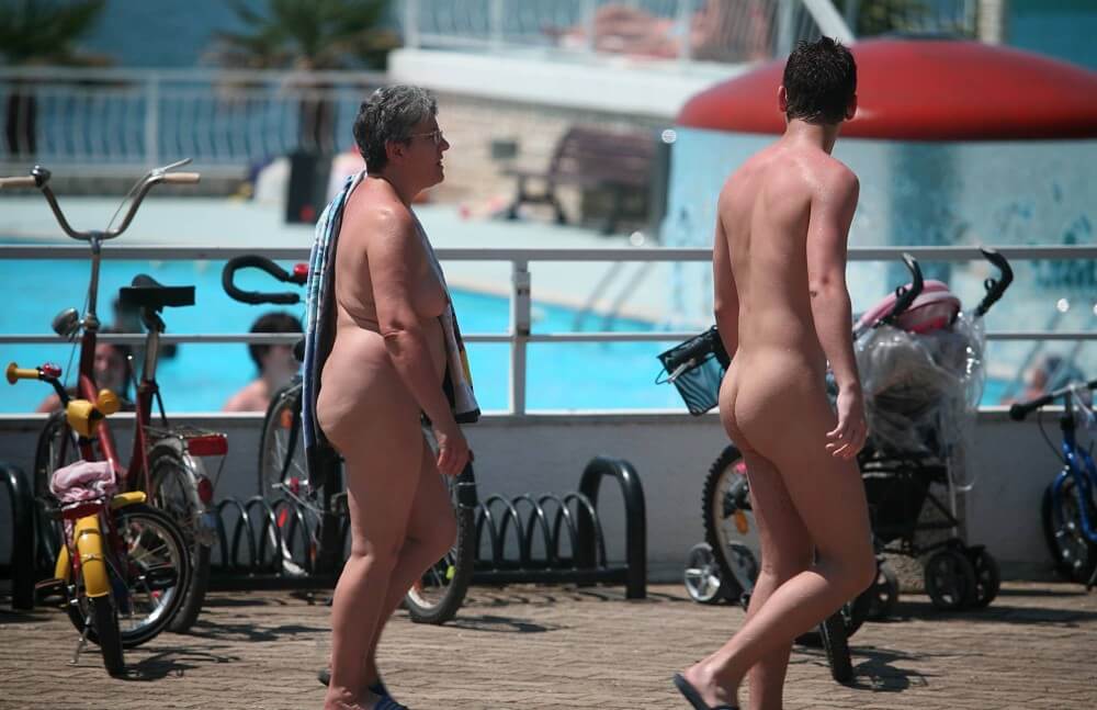 Sun-Soaked Sidewalk pics - Naturism helps break free from body stereotypes