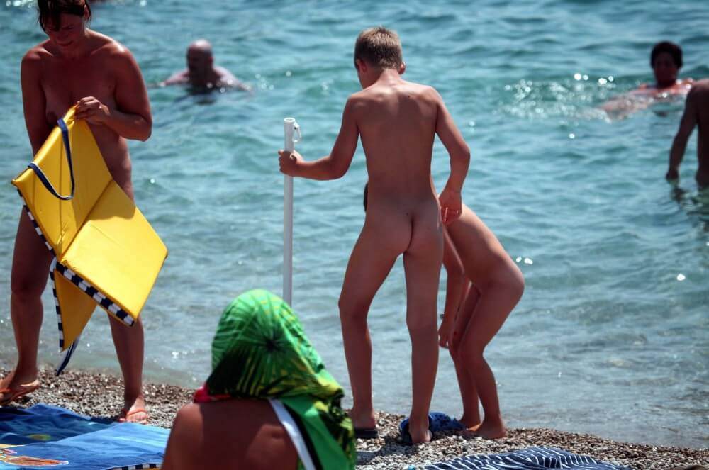 Water Camp pics - Leaving the house while naked