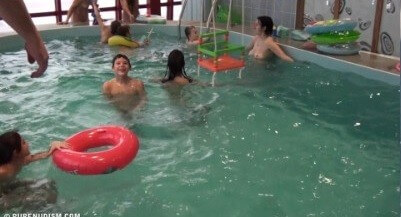 Indoor Swim Exercise 2 Full HD video - Nudism teaches us to appreciate the present moment