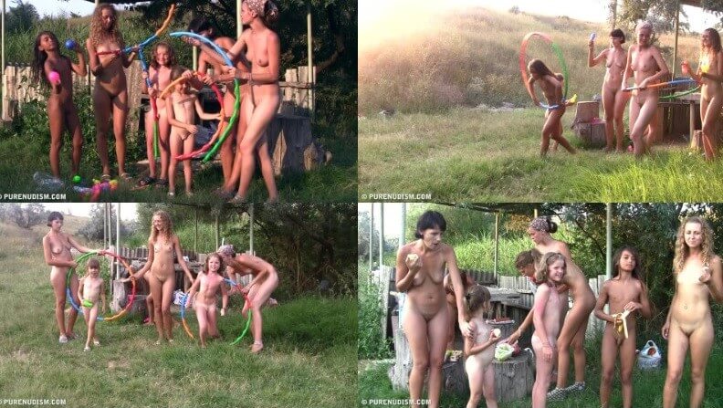 Countryside lounging 2 Full HD video - Nudism improves health and boosts self-esteem