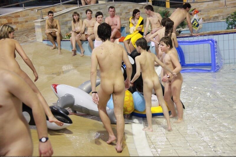 Pool day celebration Big gallery - Nudists strive for inner harmony and peace of mind