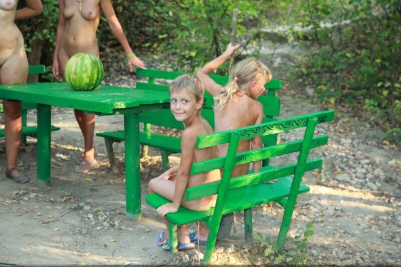 Naturists green picnic photos - Naturism and nudism value openness and sincerity