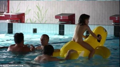 Floating On Our Rafts 1 - Peace and tranquility are important values for naturists