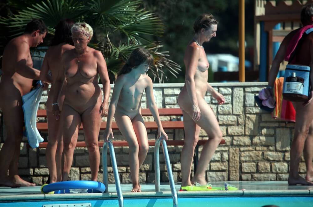 Naturist Pool Cleaning-Up pics - Naturism teaches us to accept everyones differences and unique qualities without embarrassment