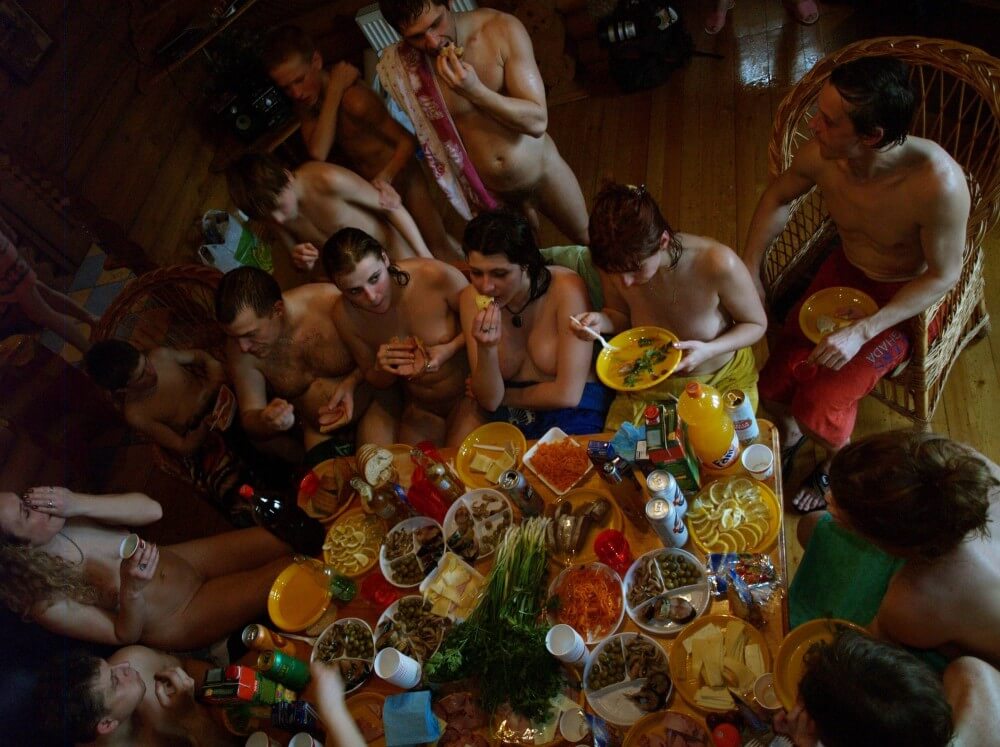 Family Valentines Dinning pics - Naturism teaches respect and love for the natural world