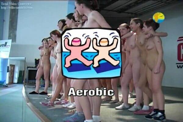Naturist Freedom: Aerobic - Naturism promotes openness toward the body