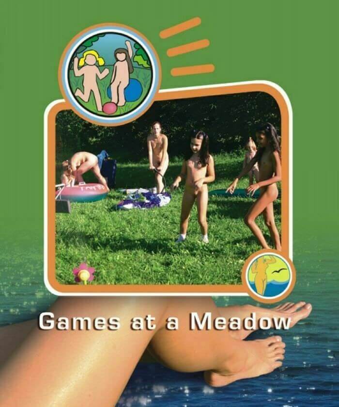 Naturist Freedom: Games at a Meadow - Ordinary Citizens Consciously Practicing Nudism