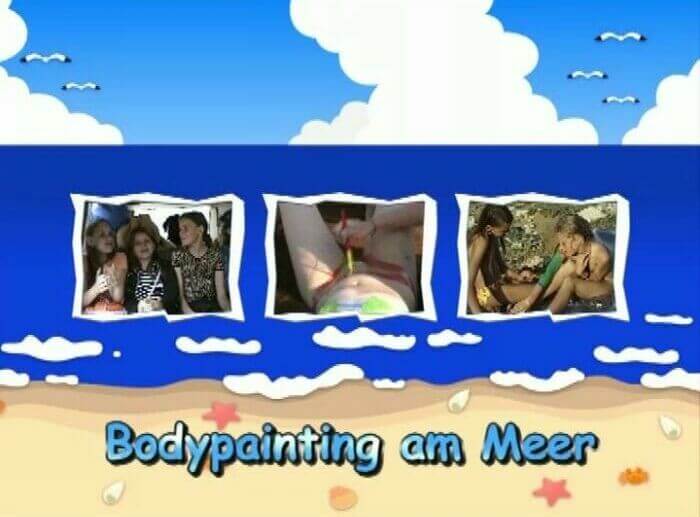Naturistin: Bodypainting am Meer - Naturism teaches us to accept everyones differences and unique qualities without embarrassment