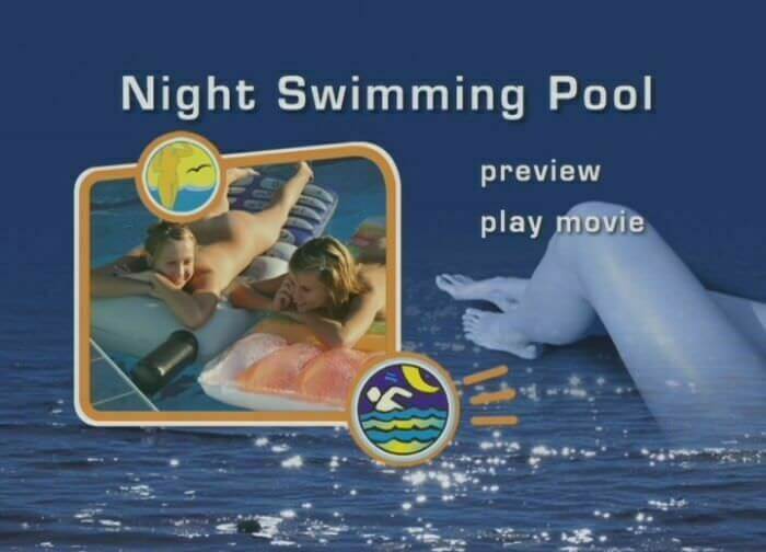 Naturist Freedom: Night swimming pool - Nudism and naturism are closer to natural harmony