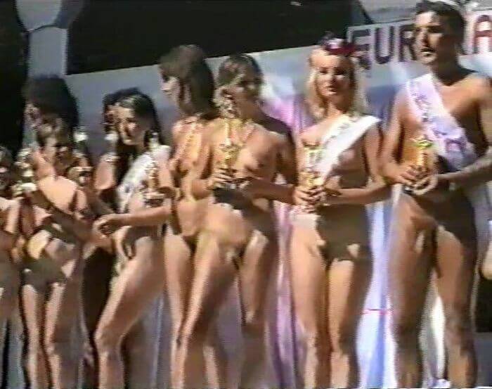 Miss Eureka 1988 video - People practice nudism to achieve harmony with nature