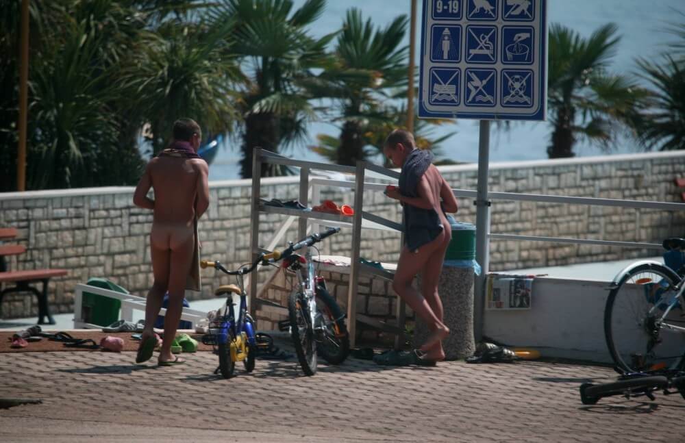 Nudism in a German water park photo - Interaction with Nature Through Naturism