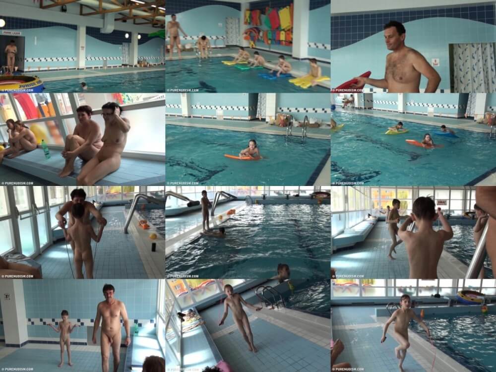 Poolside activities 2 Full HD - People come together in unity with nature to take off their clothes