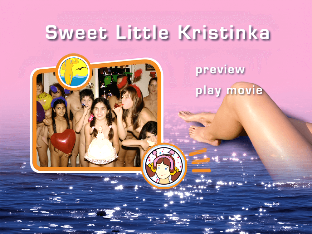 Naturist Freedom: Sweet Little Kristinka  DVD - Striving for harmony with nature—its okay to be a little naked