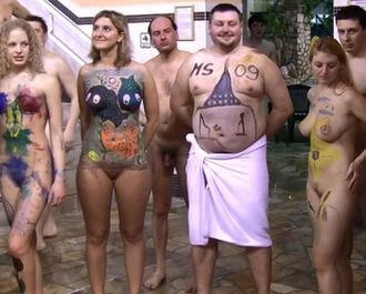 AquaPark Pageant Night Full HD video - Naturism and Environmental Awareness