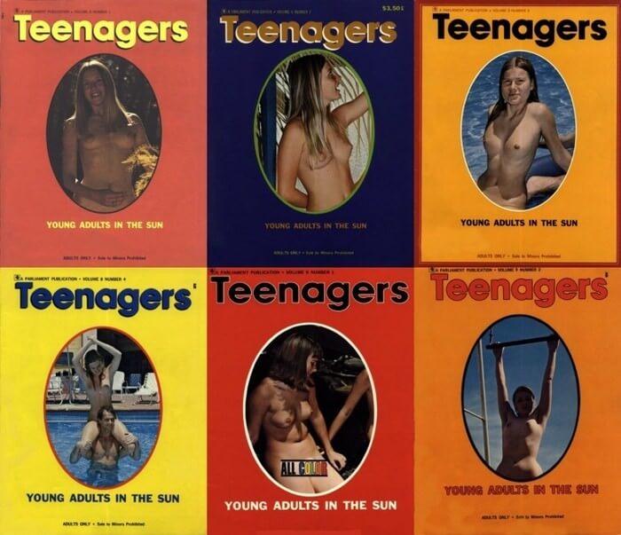 Teenagers magazines: Young adults in the sun - This is the culture of nudism